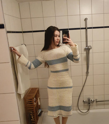 Long Sleeve Crochet Dress [PATTERN]