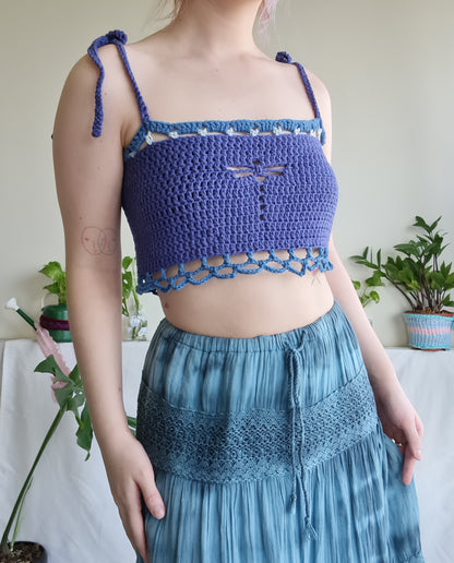 Dragonfly Crochet Bralette