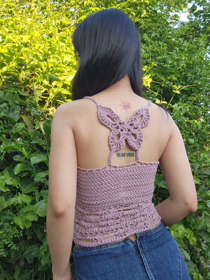 Butterfly Crochet Top [CUSTOM]