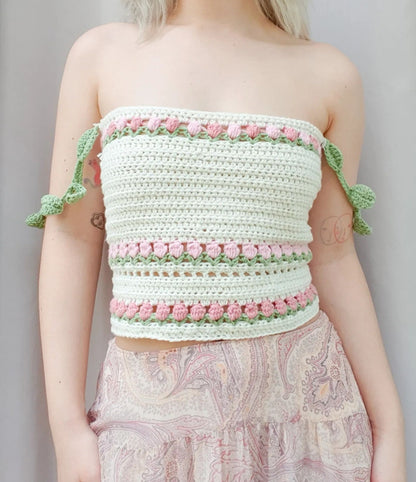 Tulip Trail Crochet Top