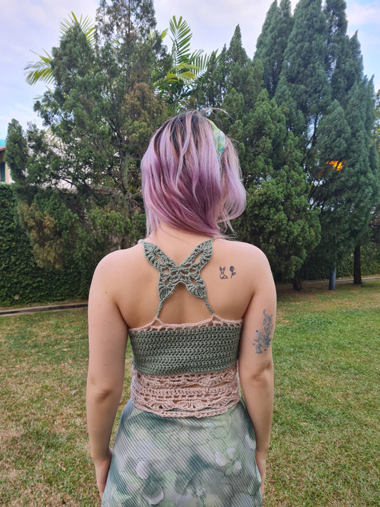 Butterfly Crochet Top [PATTERN]